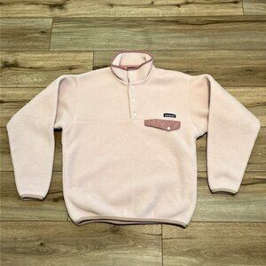 Vintage Patagonia Snap T Fleece Synchilla Pullover SZ Small Pink 2005 Y2k Jacket